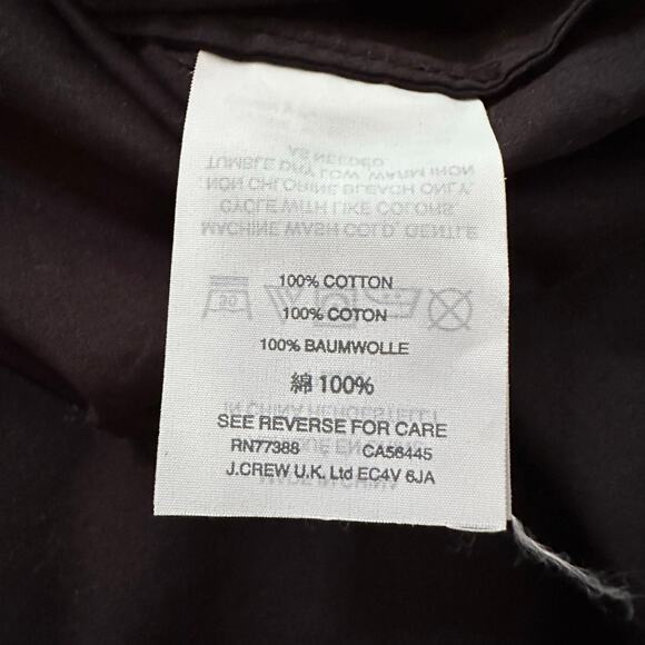 J. Crew black long sleeve off-the-shoulder cotton top size 12 - Picture 5 of 8